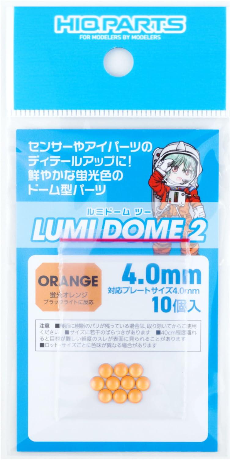 Lumidome 2 Fluorescent Orange 4.0mm (10 pieces)