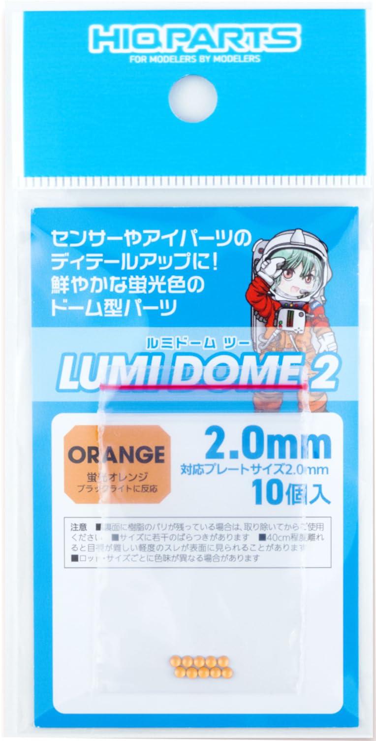 Lumidome 2 Fluorescent Orange 2.0mm (10-pack)