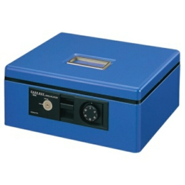 KOKUYO Portable Safe with Dial Lock, A4 Size, Blue CB-11B