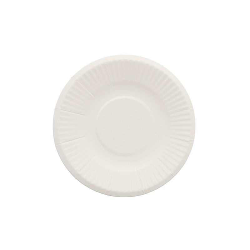 HEIKO Non-Fluorinated Paper Plates 10cm Plain 50 sheets/bag