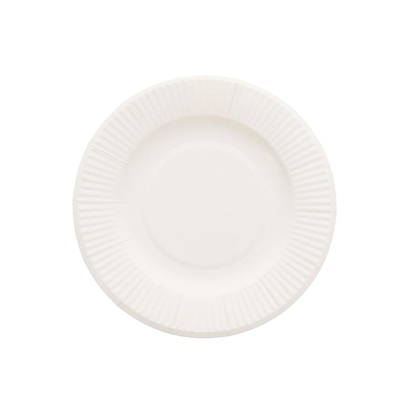 HEIKO Non-Fluorinated Paper Plates 13cm Plain 50 sheets/bag