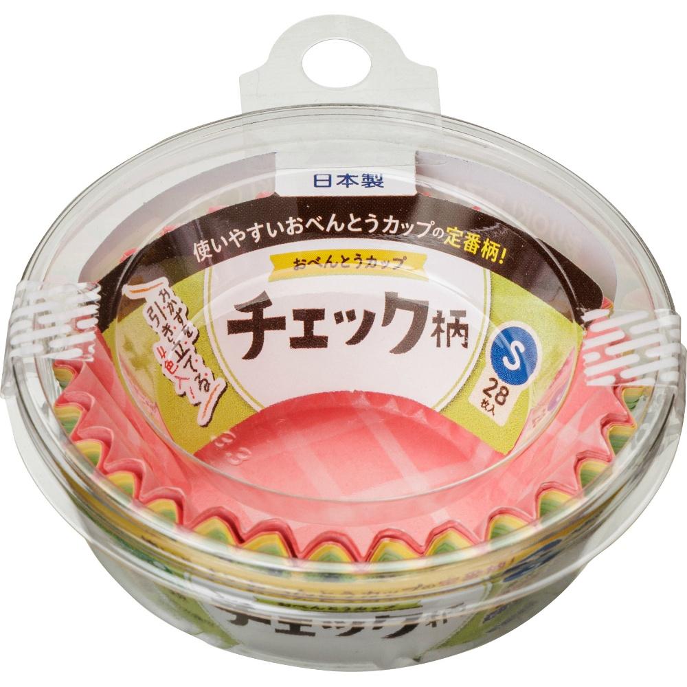 Toyo Aluminum Lunch Cup Side Dish Cup Check Pattern Disposable S 28-Pack S1851