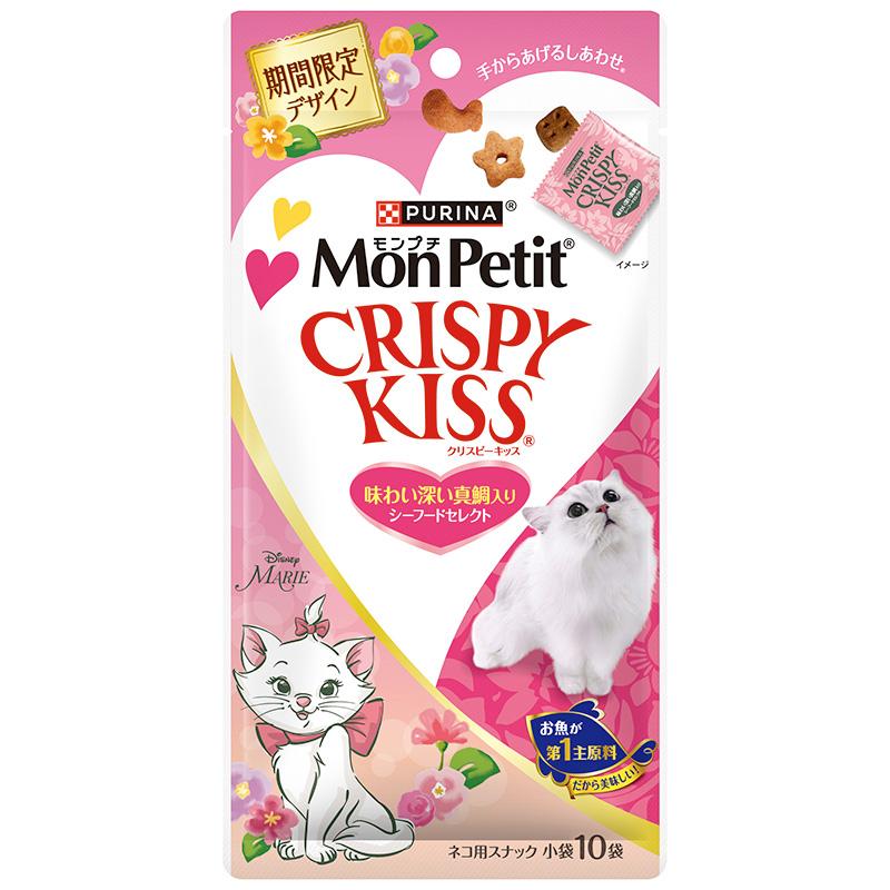 Monpuchi Crispy Kisses Disney Limited Edition Design Seafood Selection with Richly Flavored Sea Bream 30g