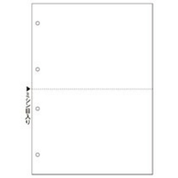 Hisago FSC® Certified Multi-Purpose Printer Forms A4 White Paper 2-Sided 4-Hole Punch 2400 Sheets FSC2003W