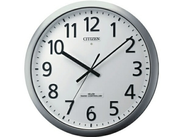 CITIZEN Wall Clock with Temperature & Humidity Gauge 8RZ199-019\nDespite its large size—approximately 30cm tall and 40cm wide—this easy-to-read radio-controlled clock fits flush against the wall at just 2.4cm thick. The color scheme features a bright silver finish. Brand Name: RHYTHM Material: Plastic Size: 27.9 × 40.7 × 2.4 cm Power Source: 4 AA alkaline batteries (sold separately) Movement: Radio-controlled Functions: 12/24-hour display switch / Temperature display (-9.9°C to 50°C) / Humidity 