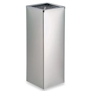 Teramoto Stainless Steel Square Ashtray GPX-28A 2.1L SS-955-010-0 1 unit