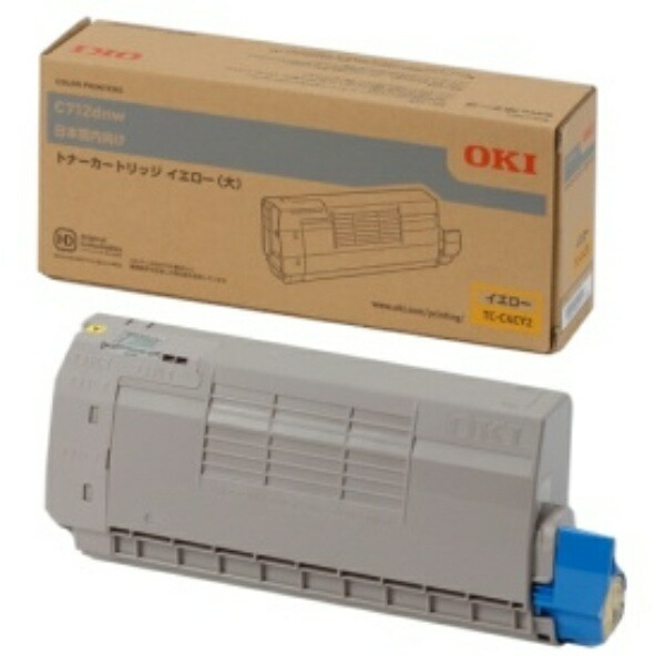 OKI High-Capacity Toner Cartridge Yellow TC-C4CY2 1 unit