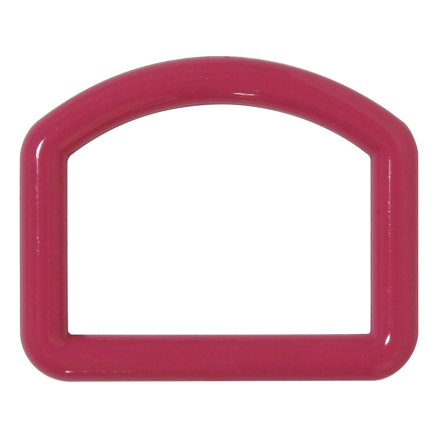 KIYOHARA Sanko Color D-Ring, 2-Pack, Inner Diameter 25mm, Coral Pink SUN57-177