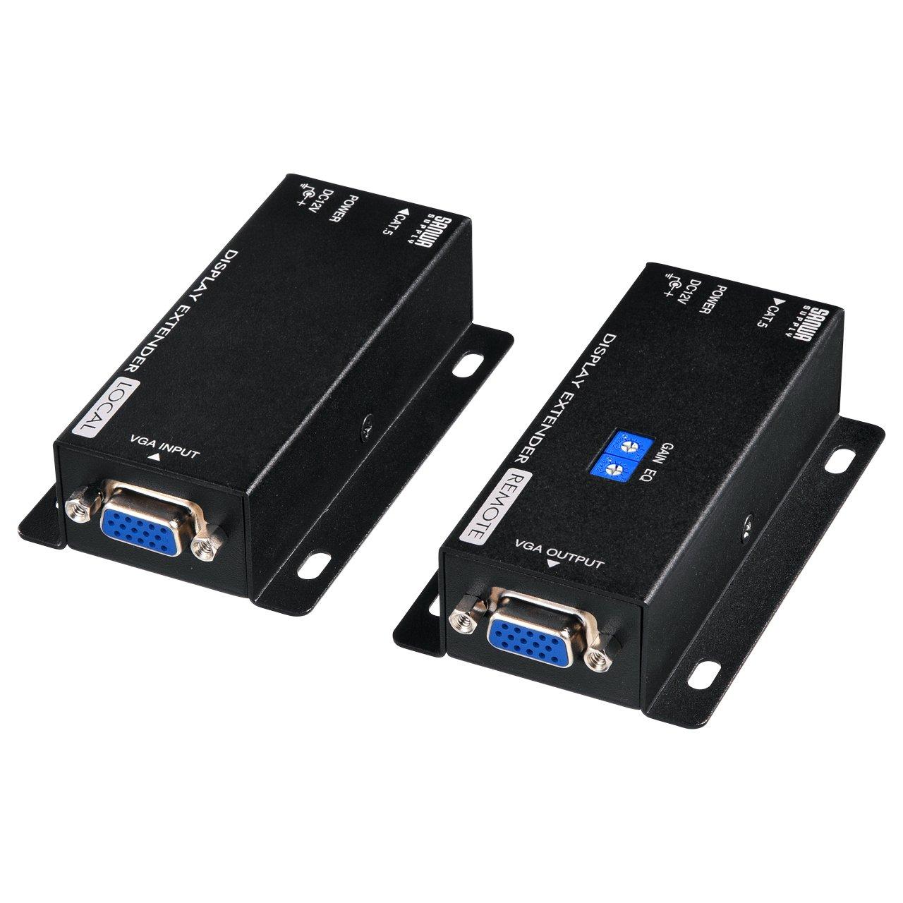 Sanwa Supply Display Extender (No Receiver Power Required, Set Model) VGA-EXSET3