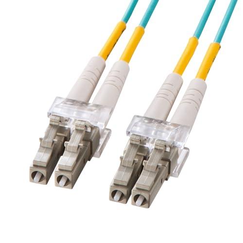 Sanwa Supply Glasses-Type Fiber Optic Cable (Multi-Mode 50μm OM3, LC×2-LC×2, 2m) HKB-OM3LCLC-02N
