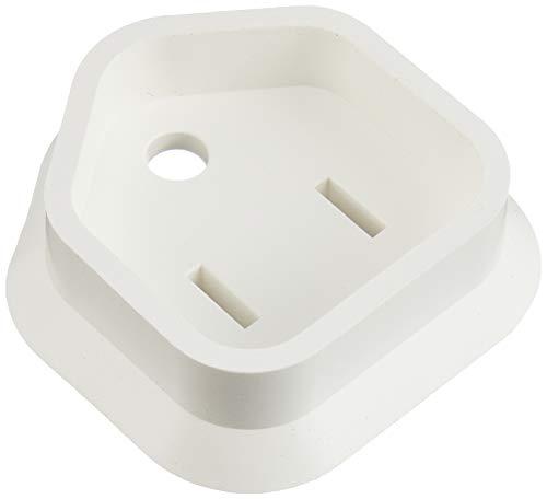Sanwa Supply Plug Safety Cover for 3-Pin Plugs, White, 100-Pack TAP-PSC3N100