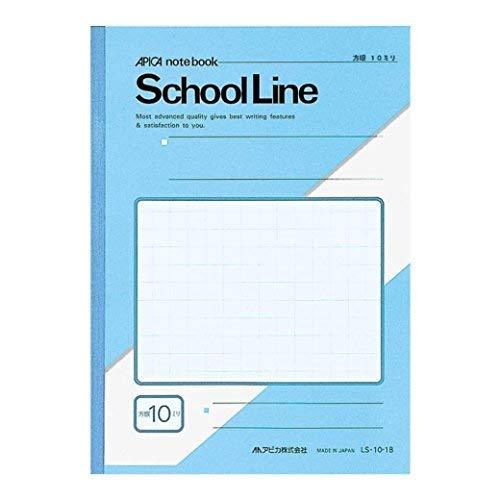 Apica Learning Notebook School Line LS10-1B 10mm Grid B5 Blue