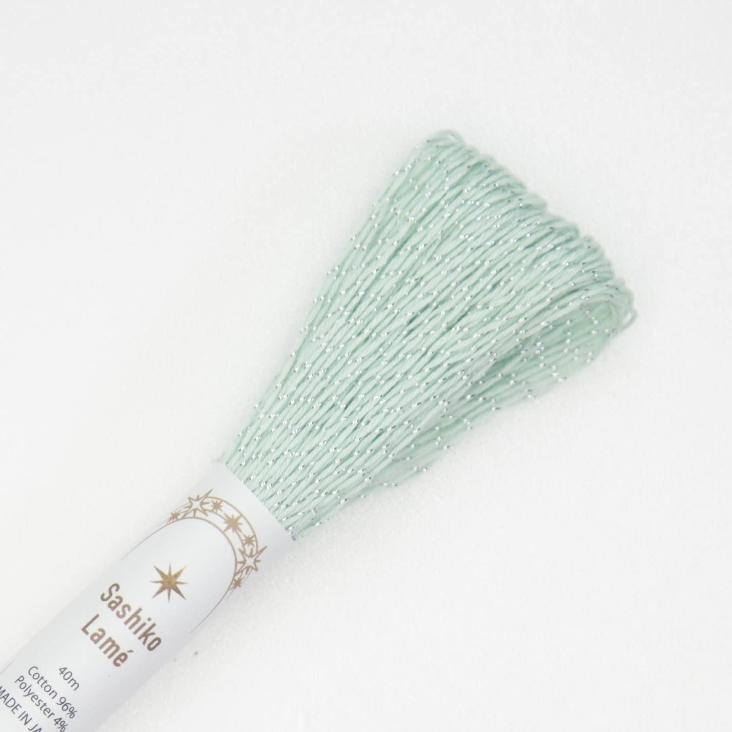 Olympus Thread Olympus Sashiko Thread Sashiko Lame Approx. 40m col. SL8 Mint Green