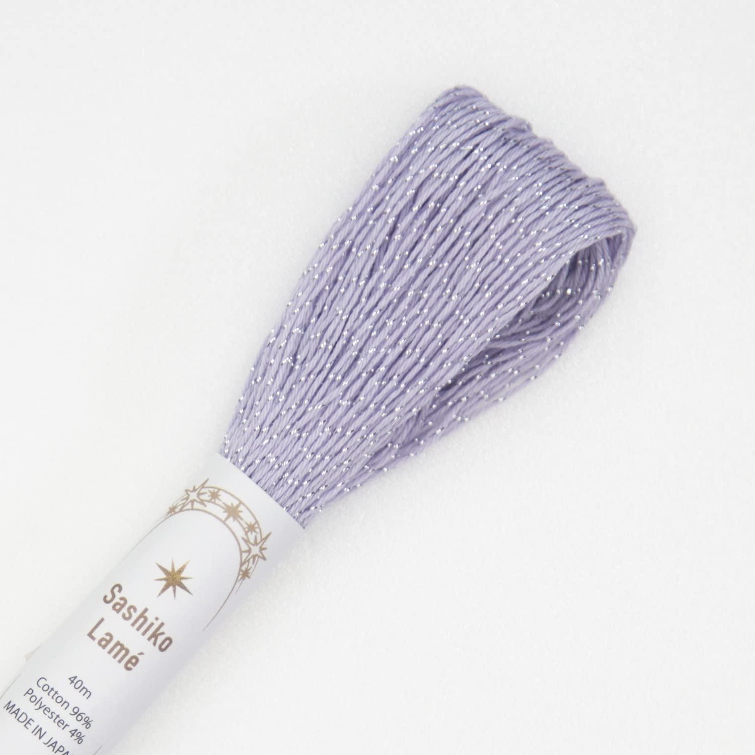 Olympus Thread Olympus Sashiko Thread Lame Approx. 40m Col. SL10 Purple family