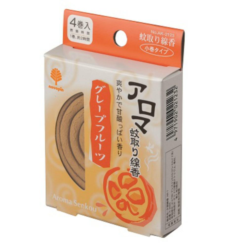 Aromatic Mosquito Coil - Grapefruit - 4 Coils