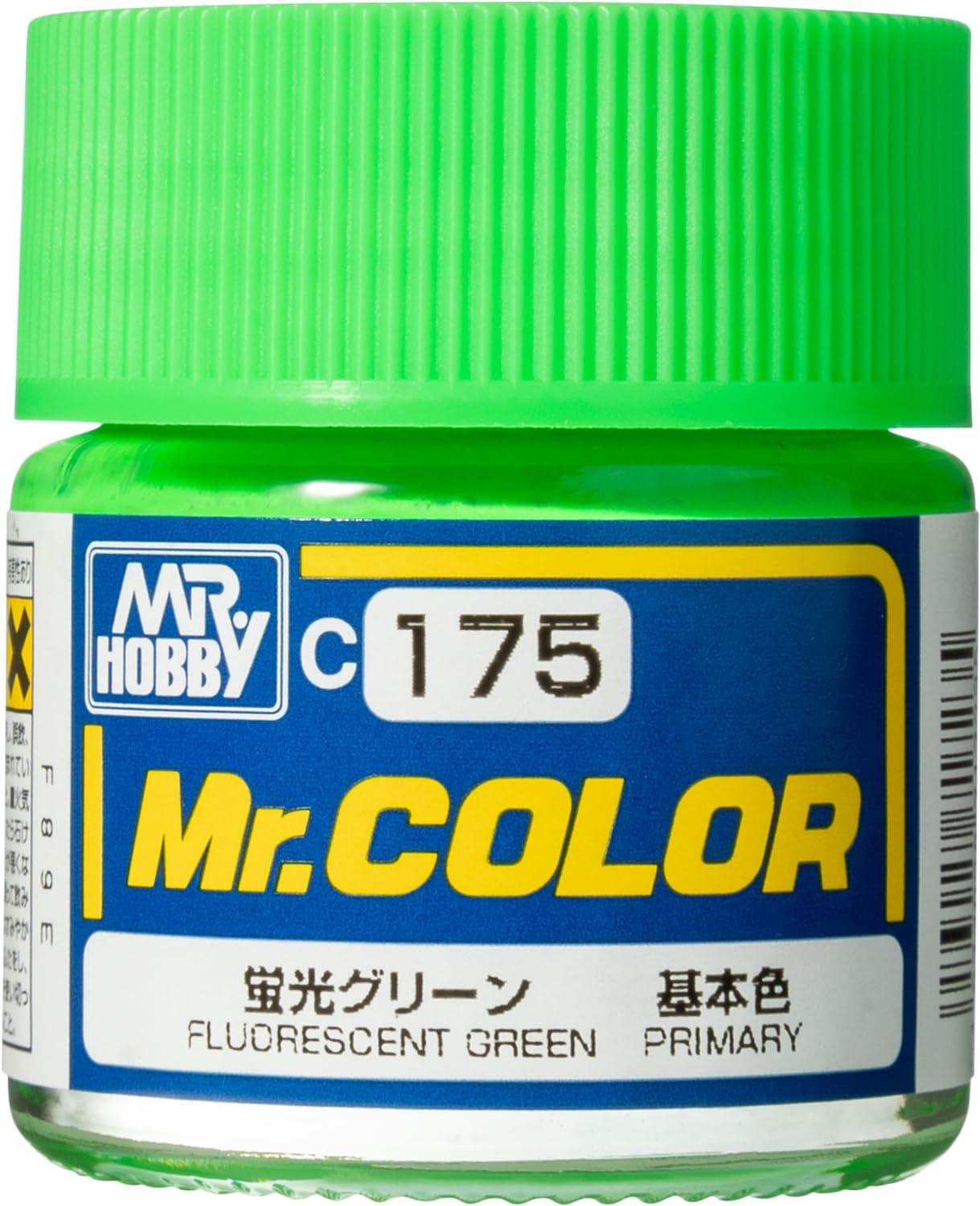 GSI Creos Mr. Color Fluorescent Green 10ml Model Paint C175