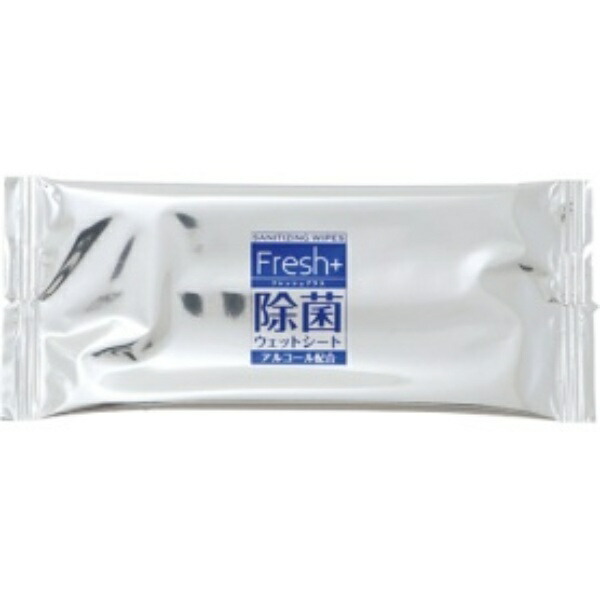 Daikoku Kogyo Fresh Plus Alcohol Disinfectant Wet Wipes 1 Case (1000 sheets: 100 sheets × 10 packs)