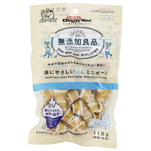 Doggyman Hayashi Additive-Free Premium Quality Gentle on the Body Gum Mini Bone 110g