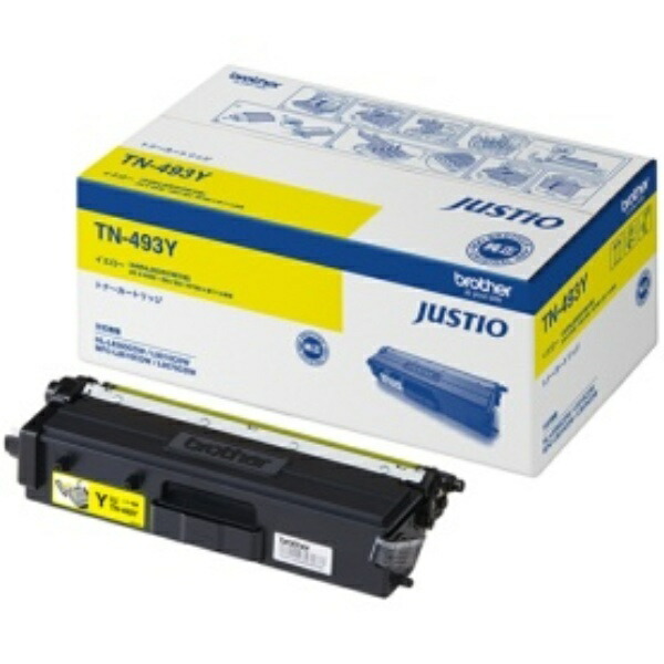 Brother Toner Cartridge Yellow (High Capacity) TN-493Y 1 piece