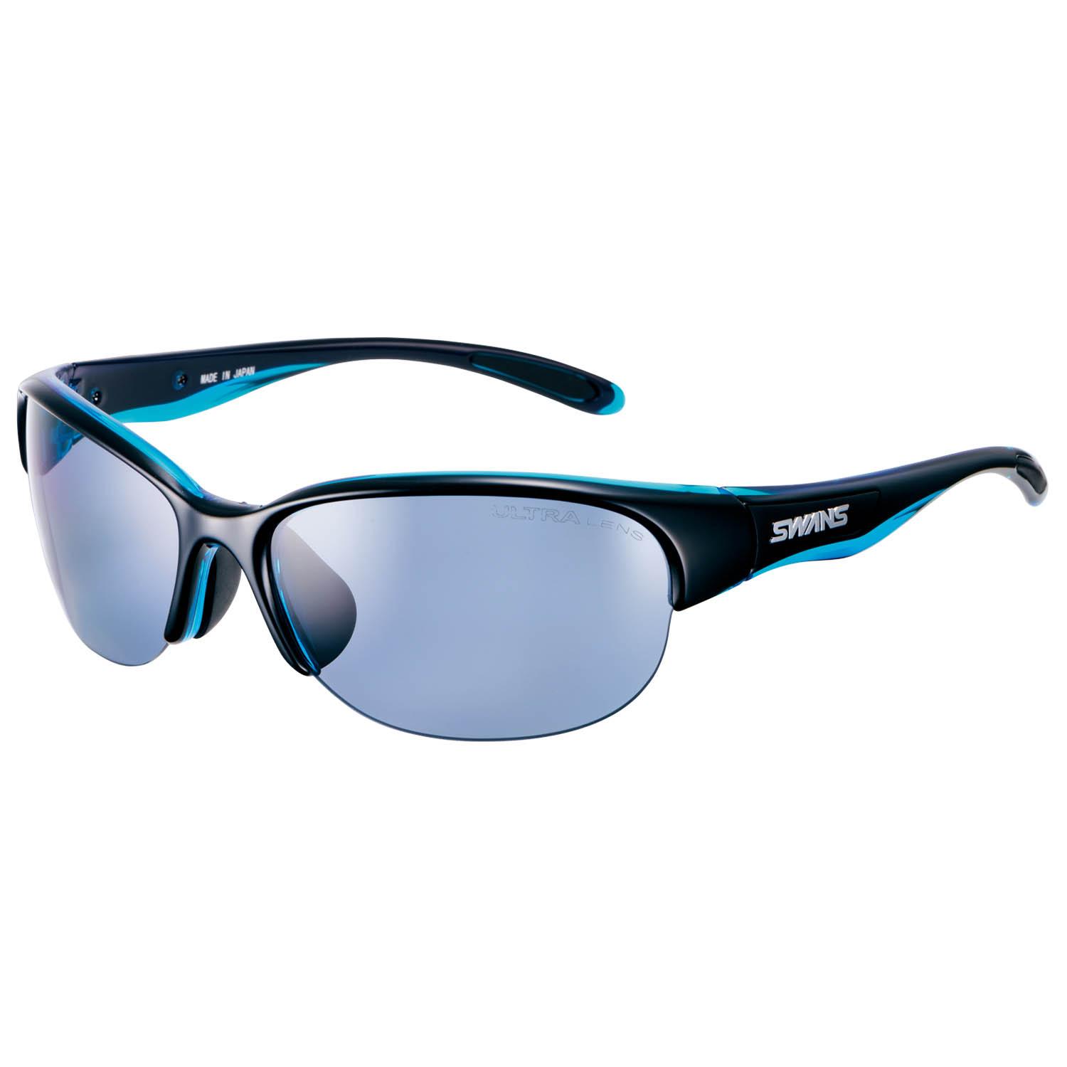 SWANS Sports Polarized Sunglasses Luna Women's LN-0067 BKBL Black × Clear Blue