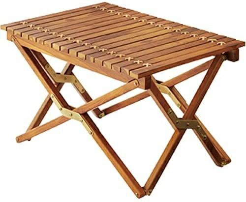 Higashitani Faure Folding Table SS Brown W65×D45×H40