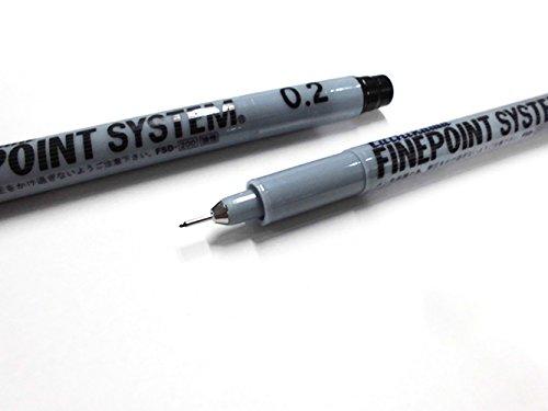 Fine Point System Oil-Based 0.2 Black