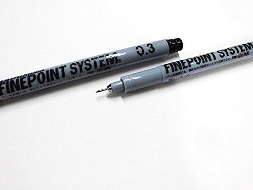 Fine Point System Oil-Based 0.3 Black