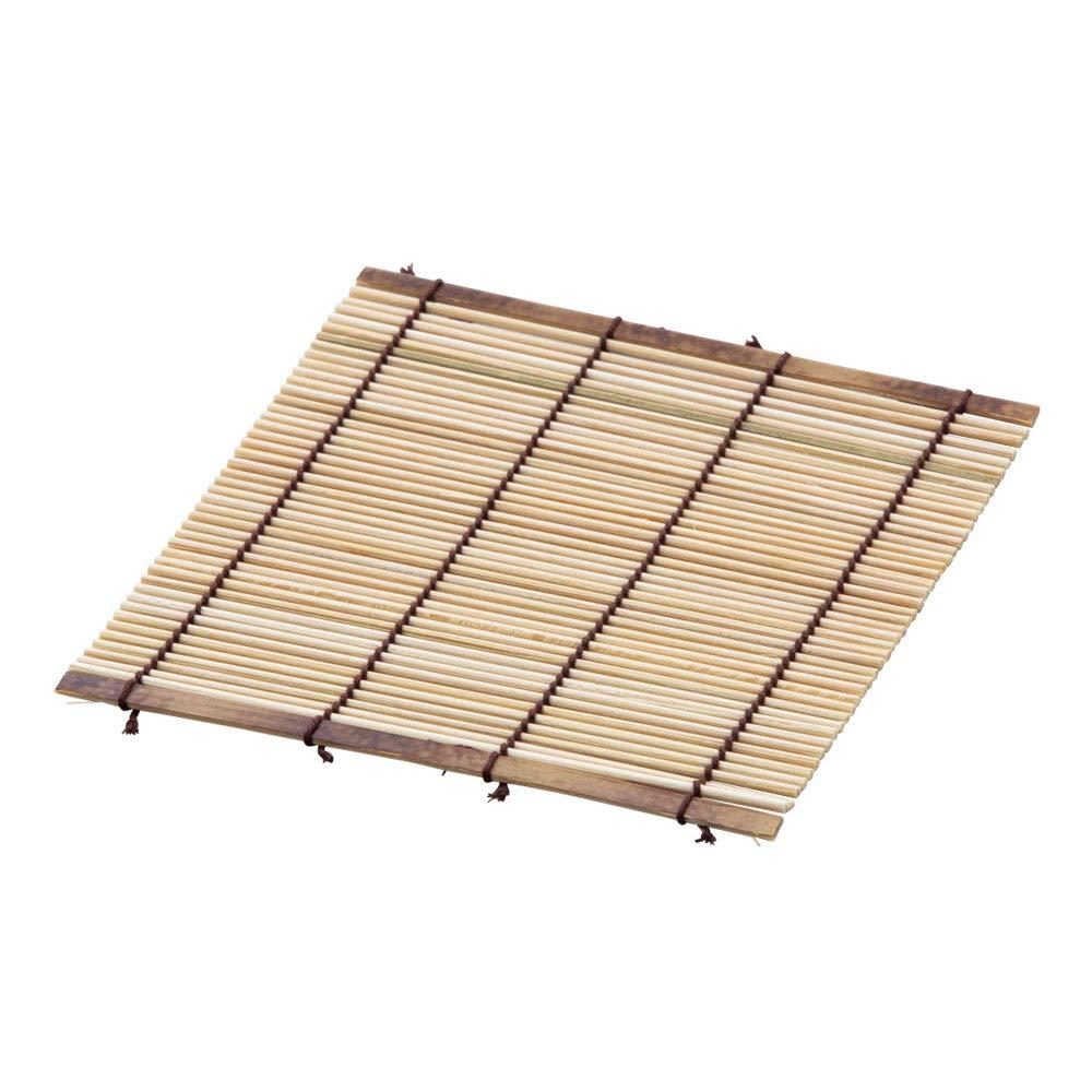 Yamaco Yumi Commercial Use White Bamboo & Bamboo Blind Coaster yamaco12361