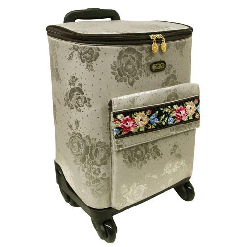 Rose Jacquard Card Kangaroo Cart Gray 09