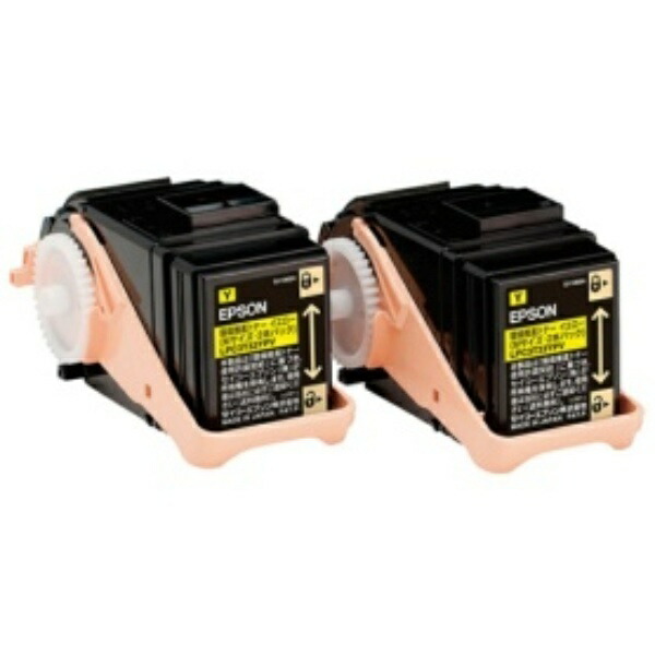 Epson Eco-Friendly Toner Yellow M Size LPC3T33YPV 1 Box (2 Cartridges)