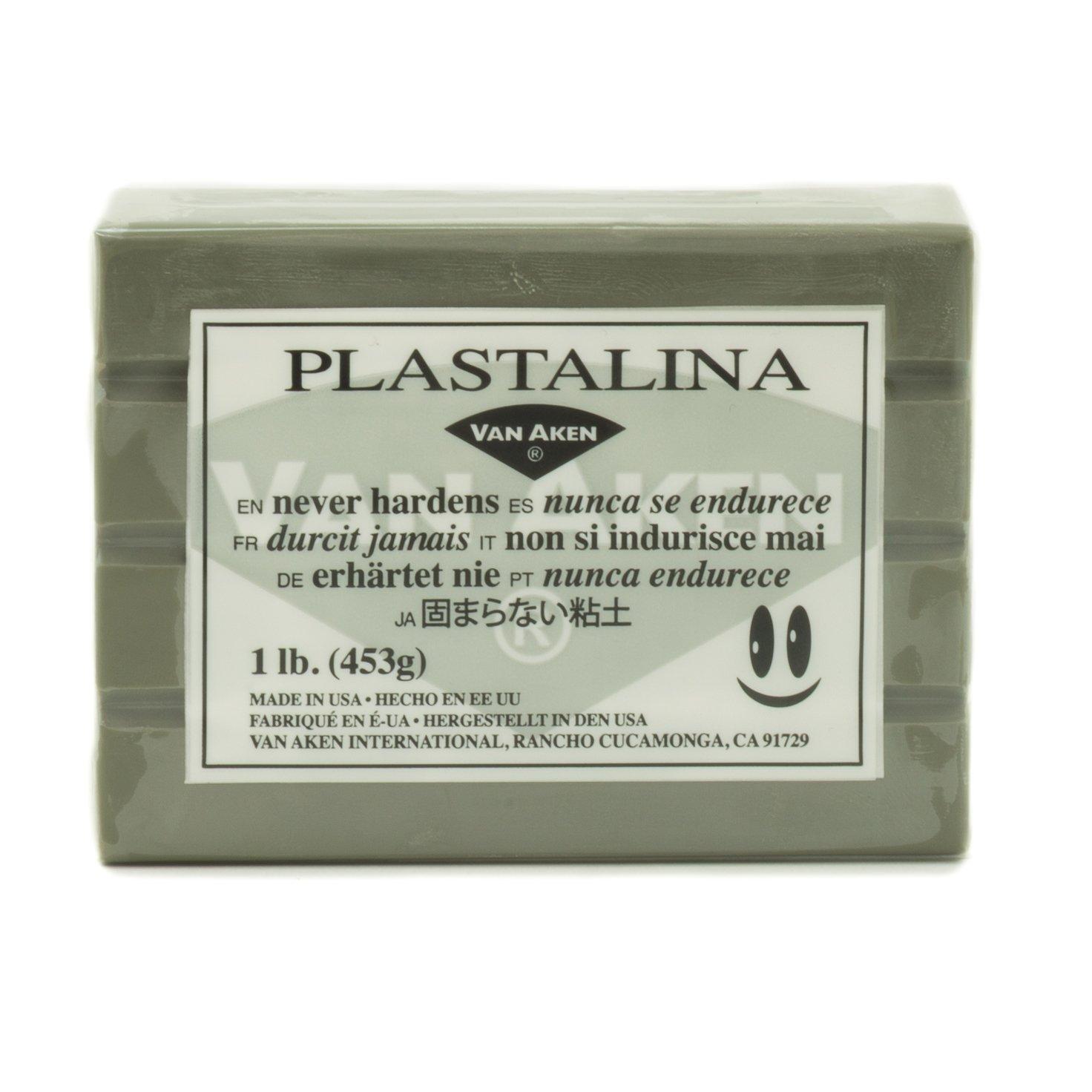 Chubu Electromagnetic Industries CEC Modeling Clay Plastalina (1 Pound) Gray [Craft Clay]