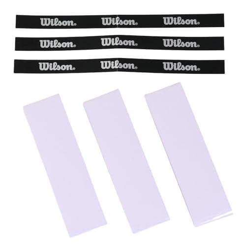Wilson Tennis Badminton Grip Tape Pro Overgrip V2.0 3-Pack Purple WR8449806001 Wilson