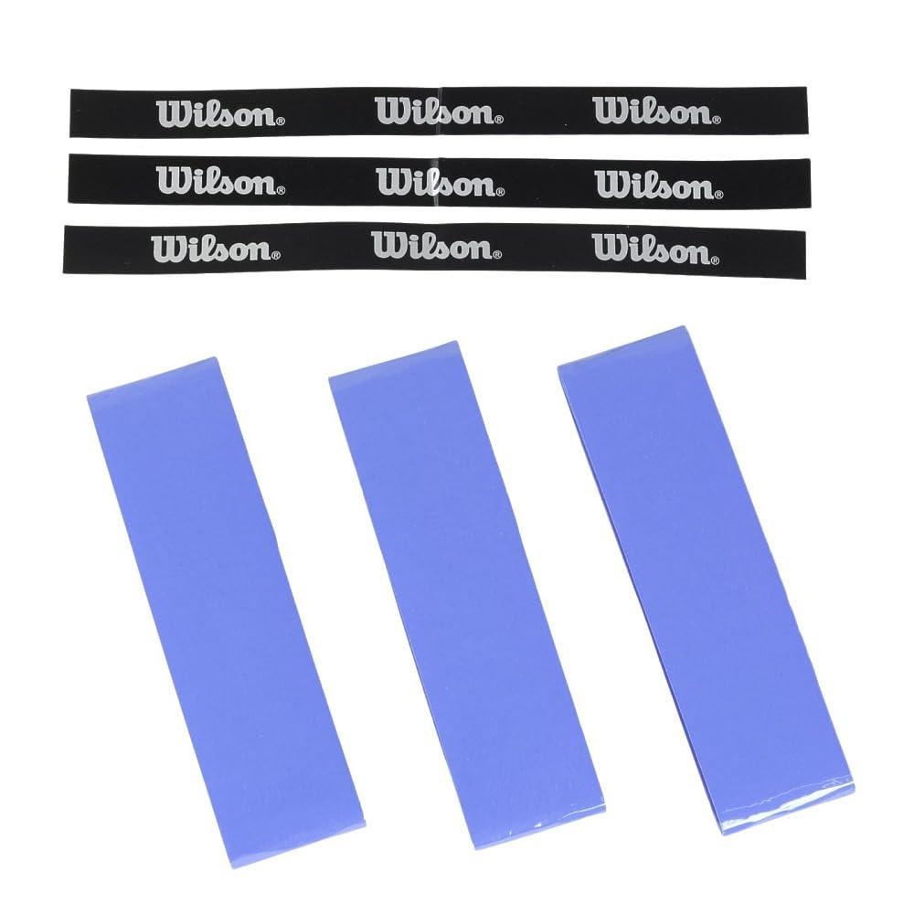 Wilson Tennis Badminton Grip Tape Pro Overgrip V2.0 3-Pack Blue WR8449807001 Wilson