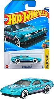 Hot Wheels Basic Car DMC DeLorean Vehicle Toy Mini Car Ages 3+ Blue JFN35