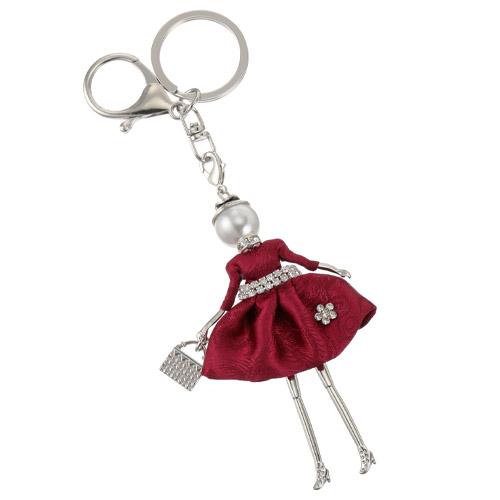 Pearl Doll Charm Red Dress