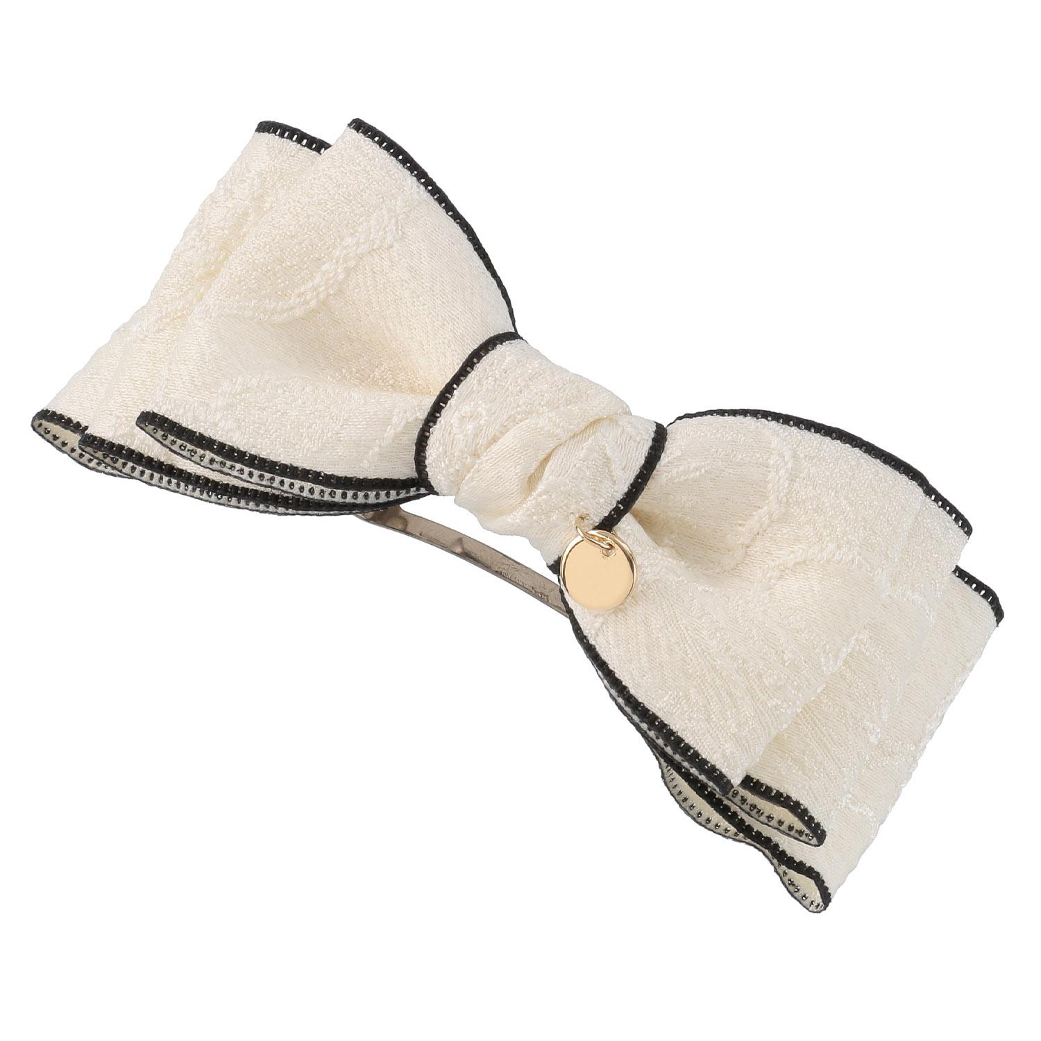 Single Flower Ribbon Barrette