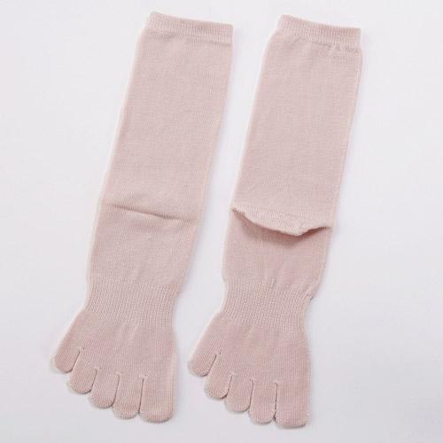 Foot Health Series Five-Toe Socks 100% Natural Cotton Pink