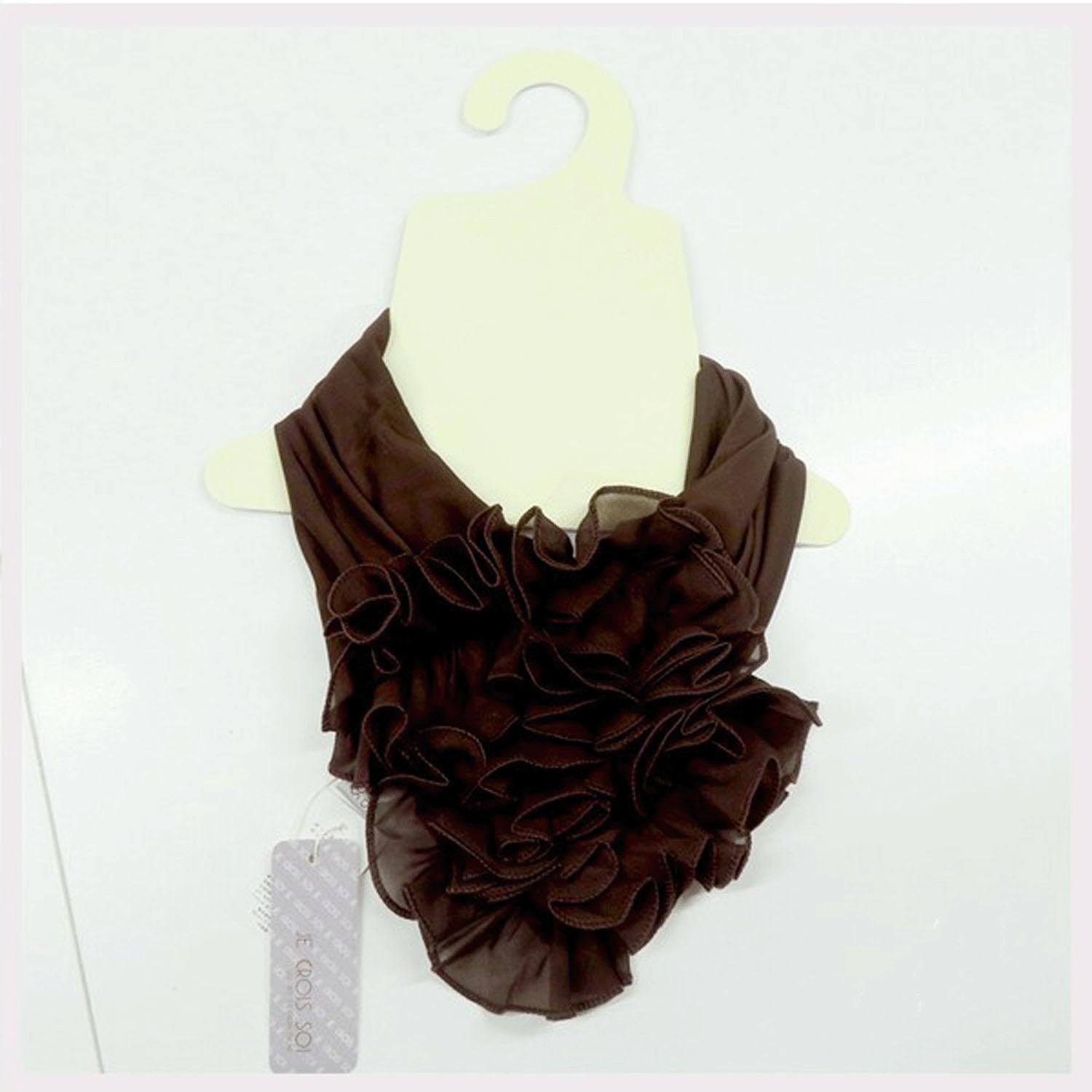 Frill Neck Cover, Solid Color