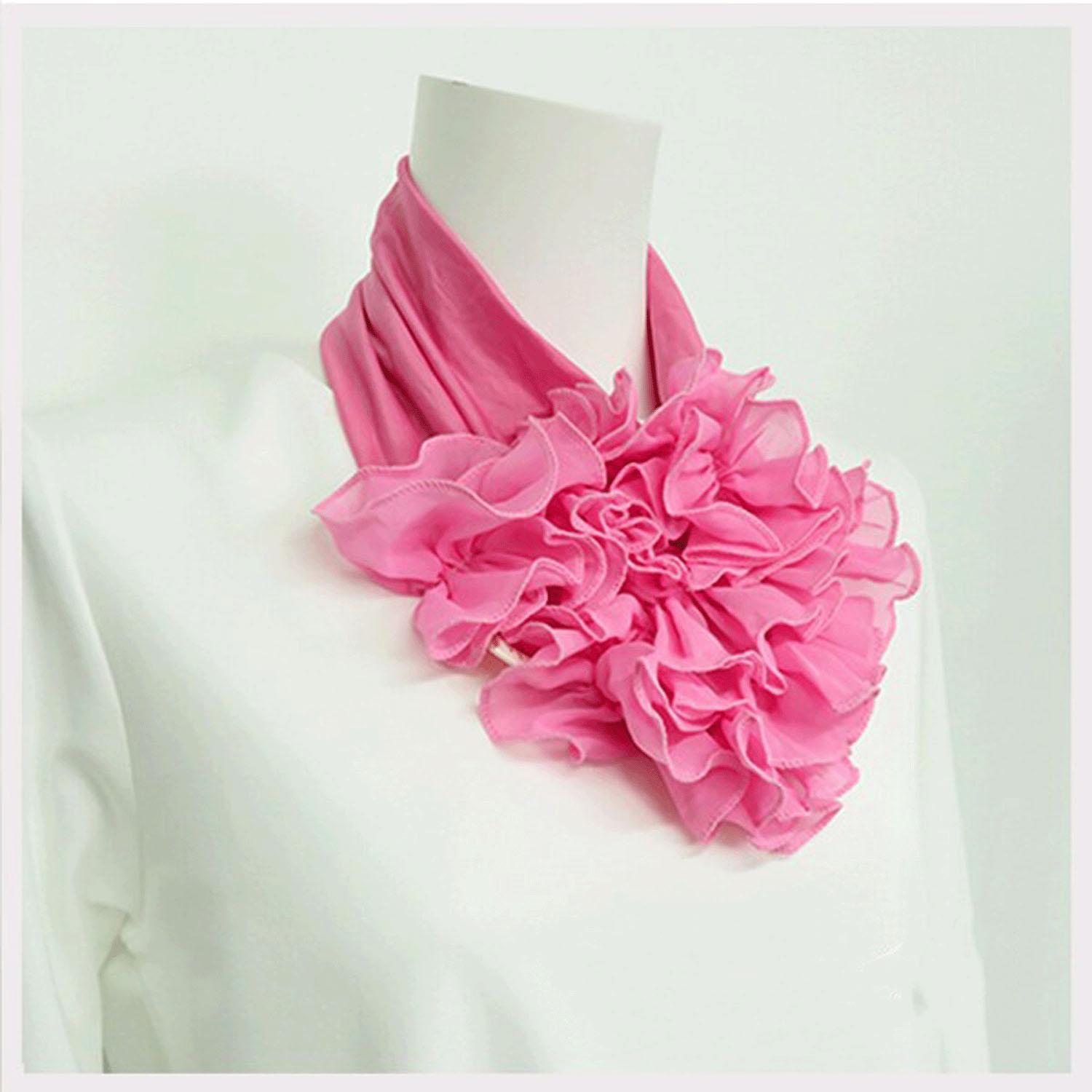 Frill Neck Cover, Solid Color