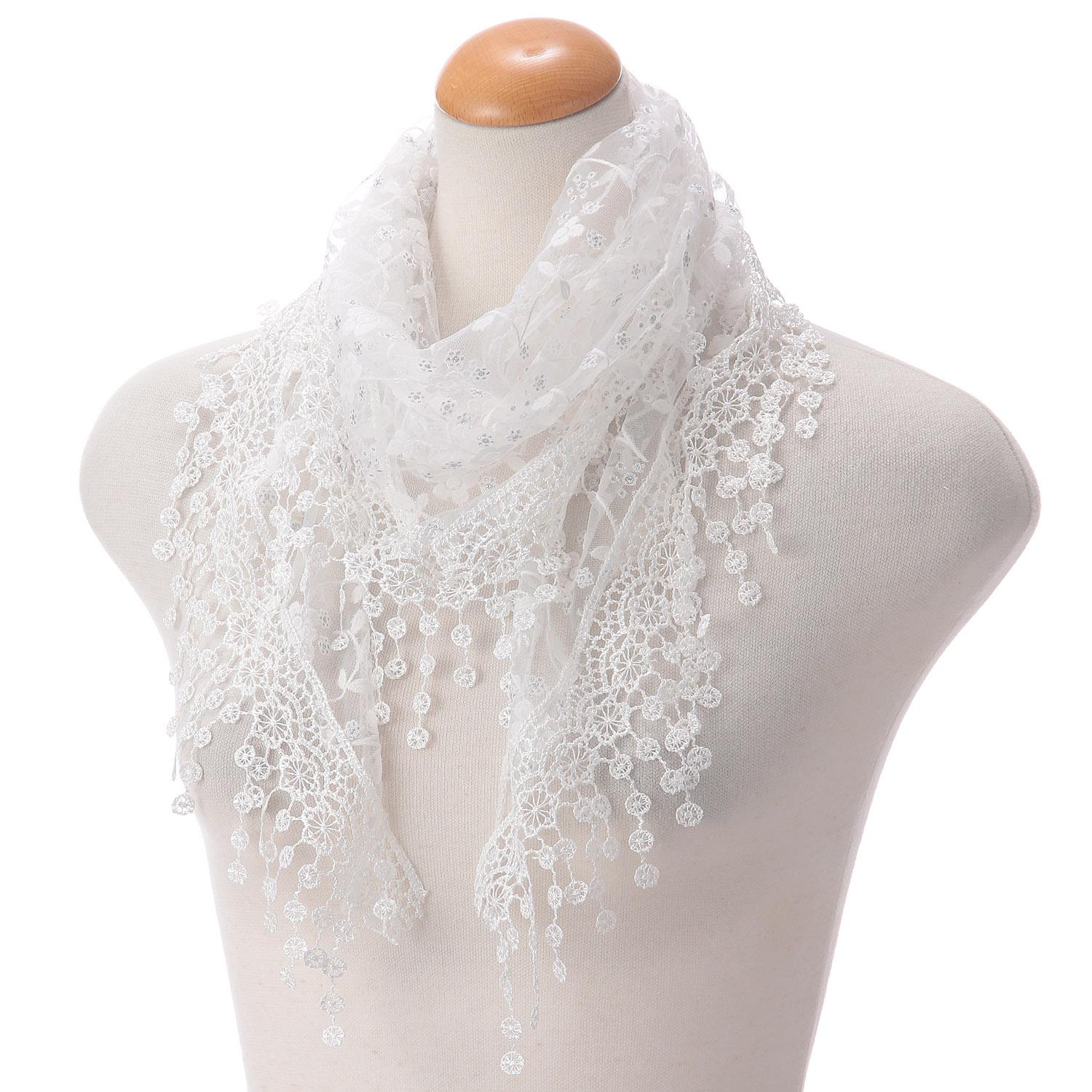 Triangular Lace Stole
