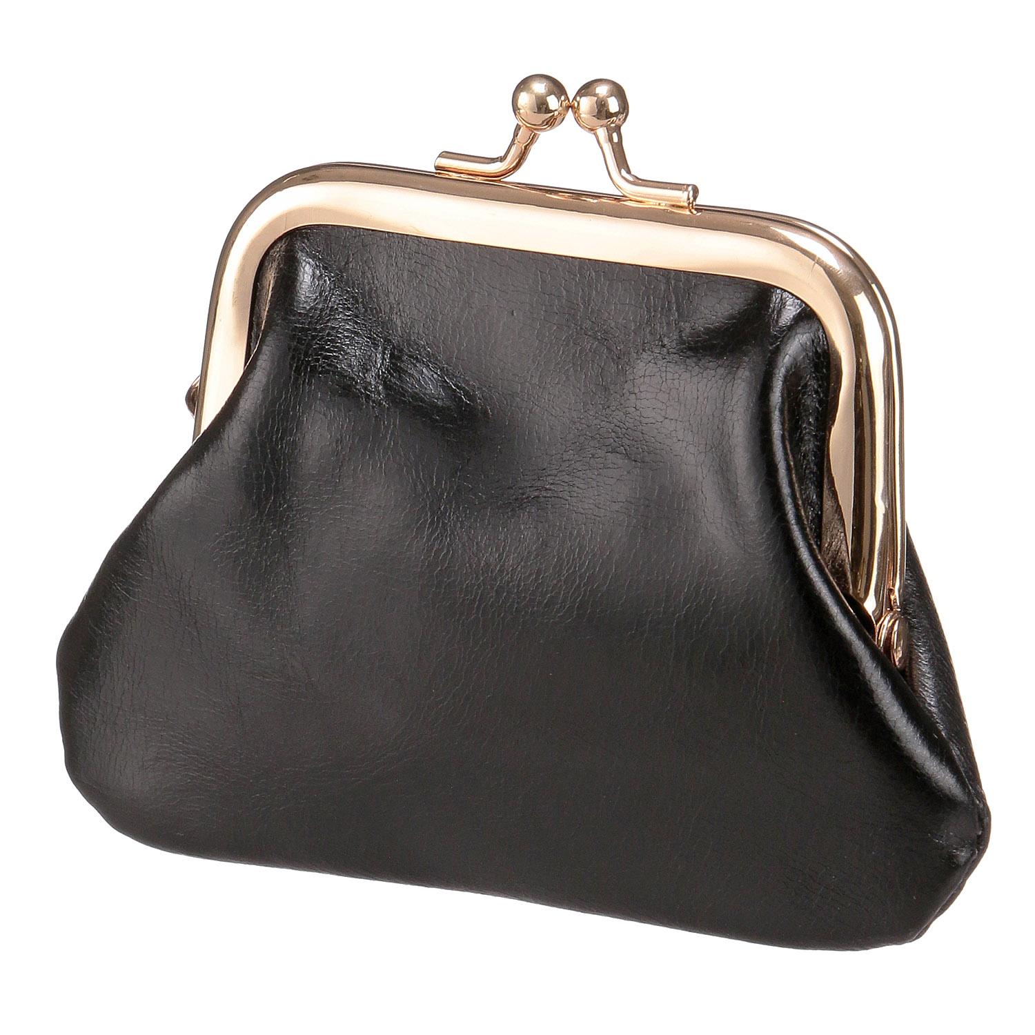 Gamakuchi Mini Wallet 15 Black