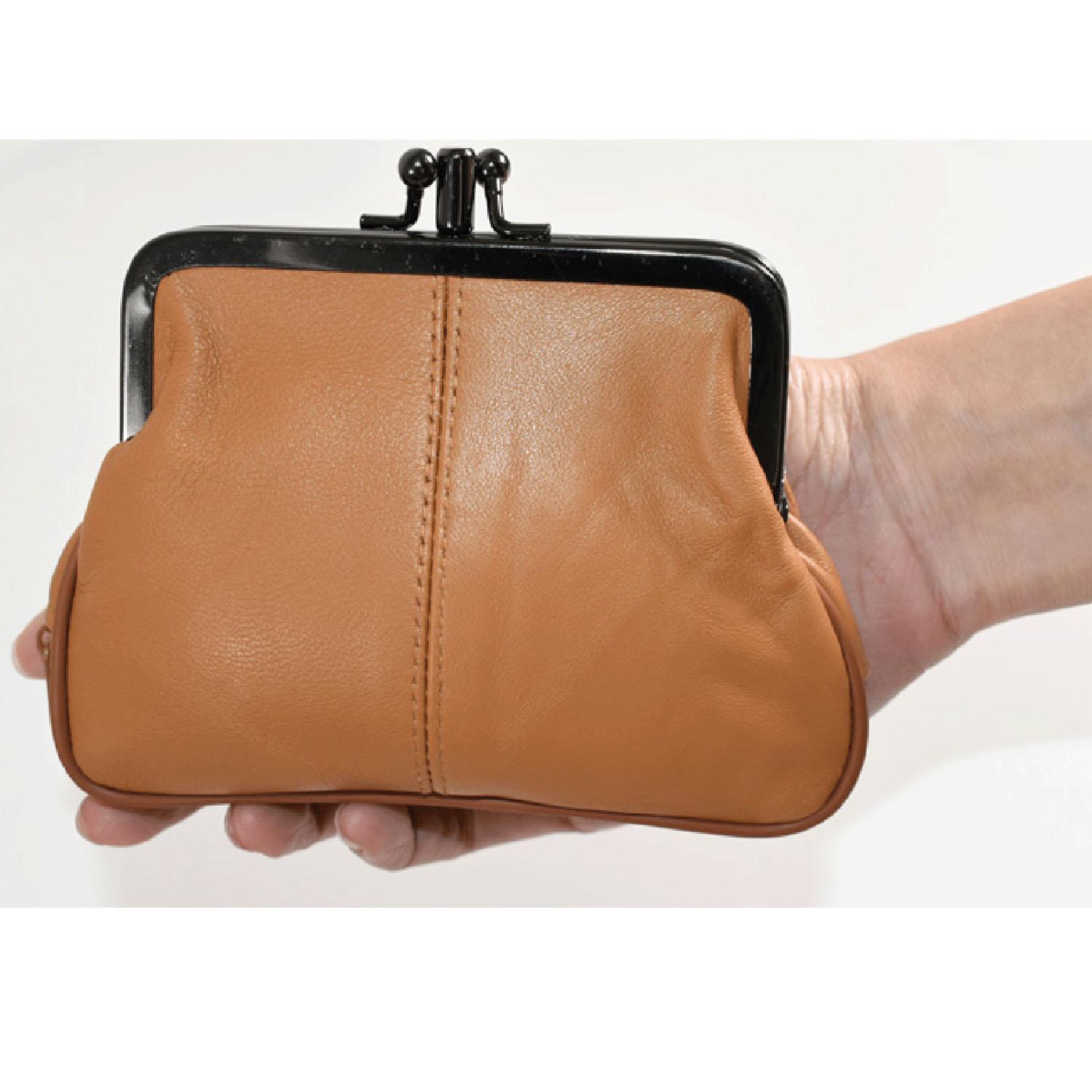 Gamakuchi Lambskin Wallet
