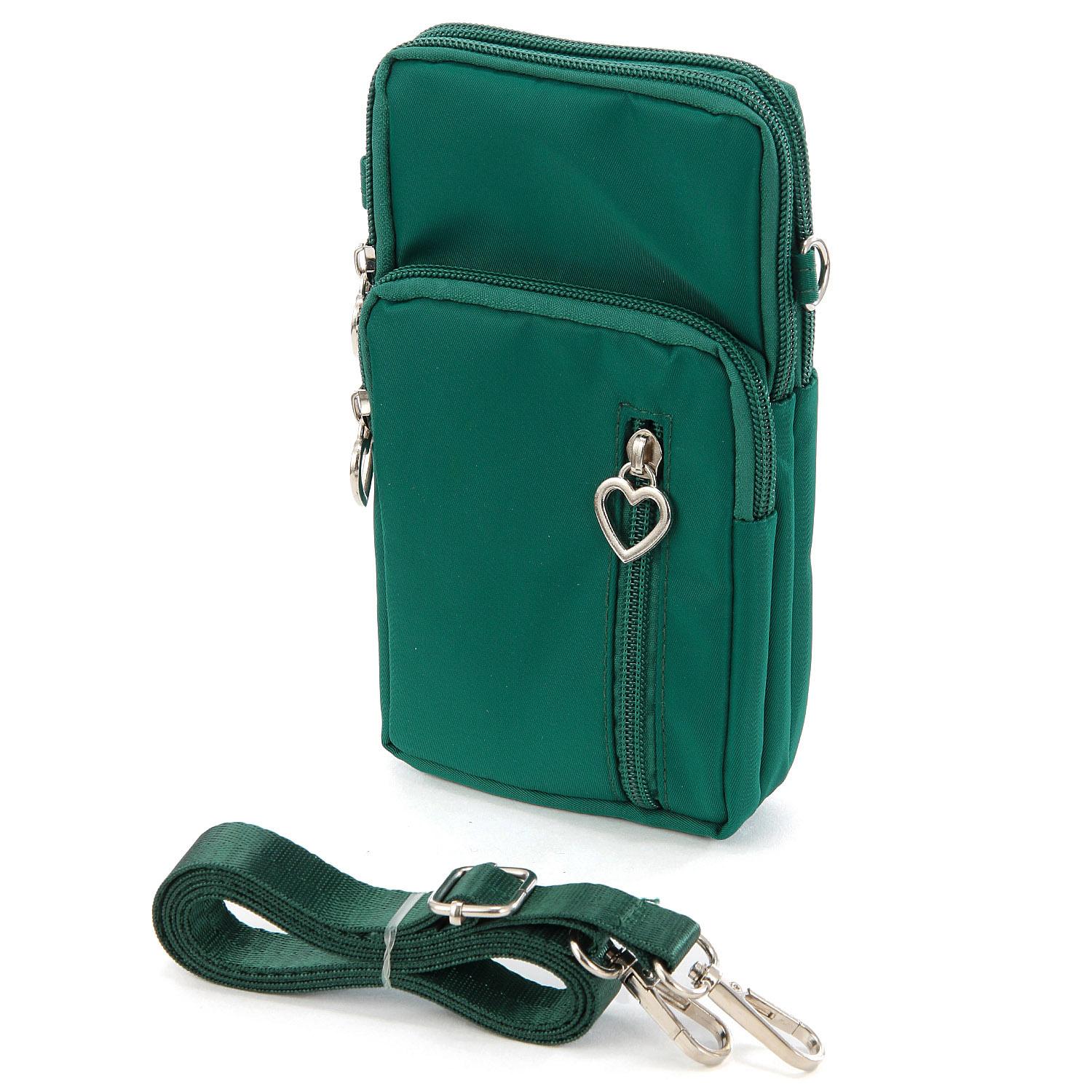 Large Capacity Nylon Mini Shoulder Bag - Green