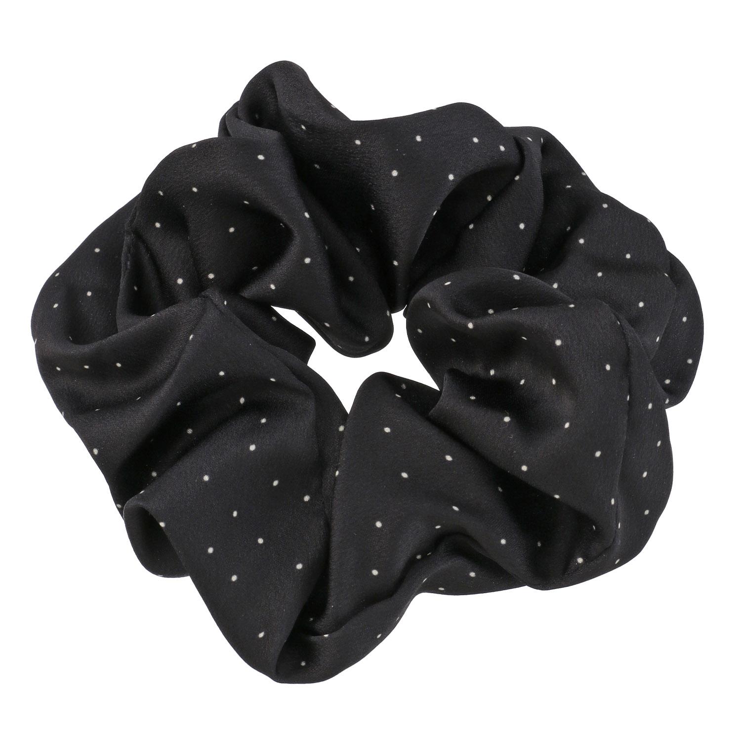 Dot Satin Scrunchie