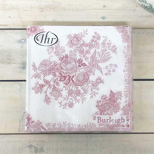 Barley Pattern Paper Napkins/Pink Asian Pheasants