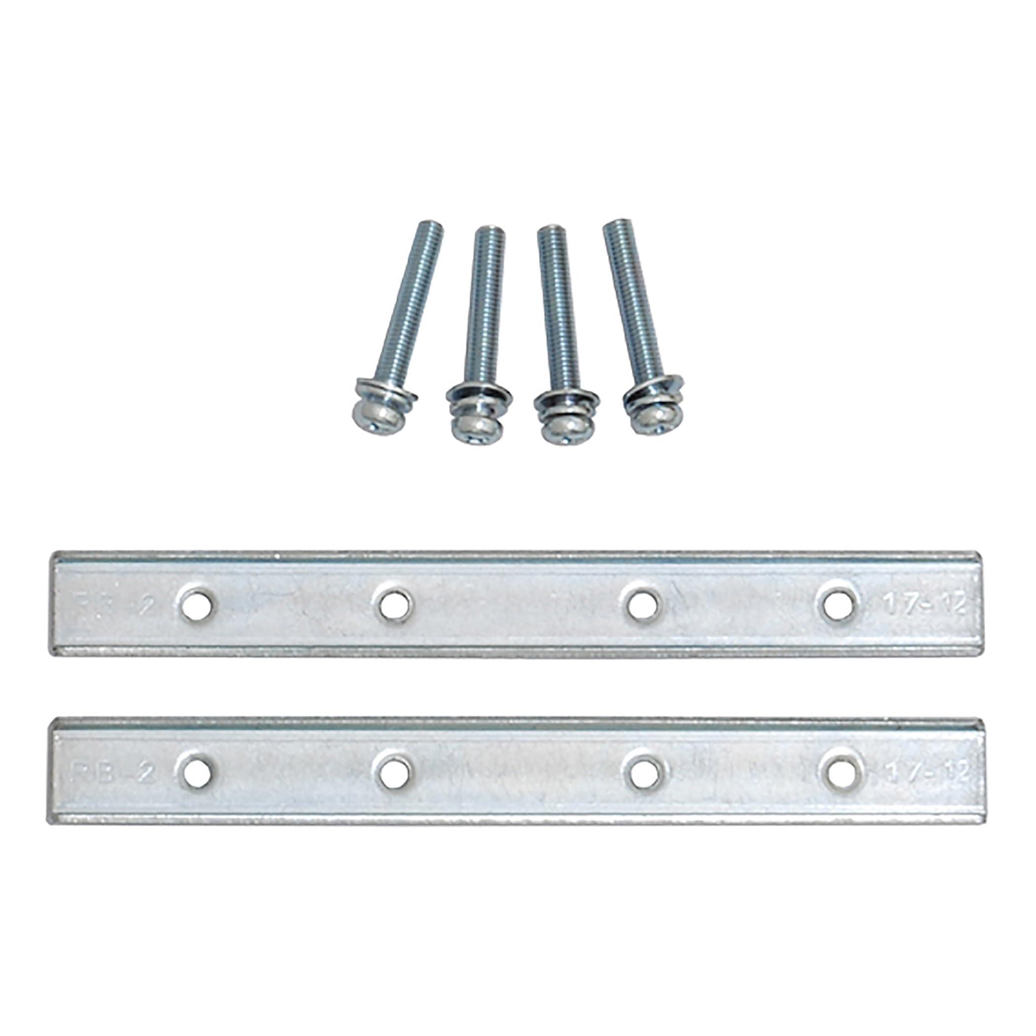 Rear Basket Mounting Bracket Set, Silver