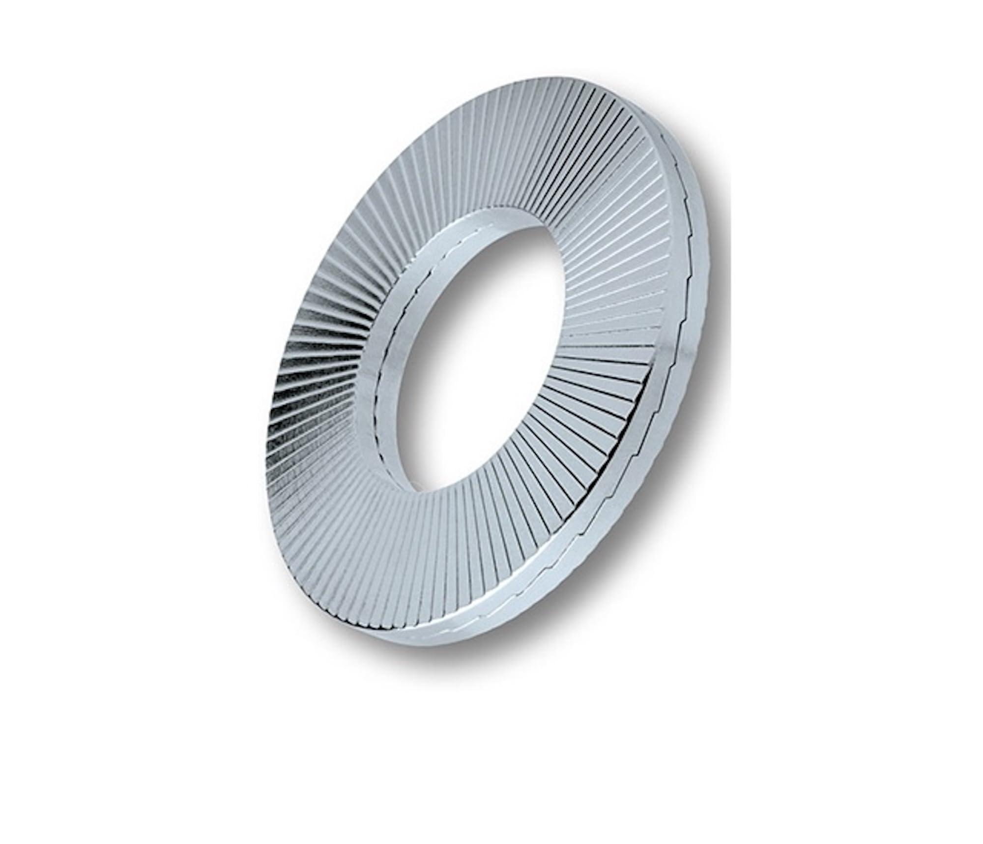 HEICO Wedge Lock Washers, Steel (M4×9.0, Wide) HLB-4 (1 set of 8 pieces)