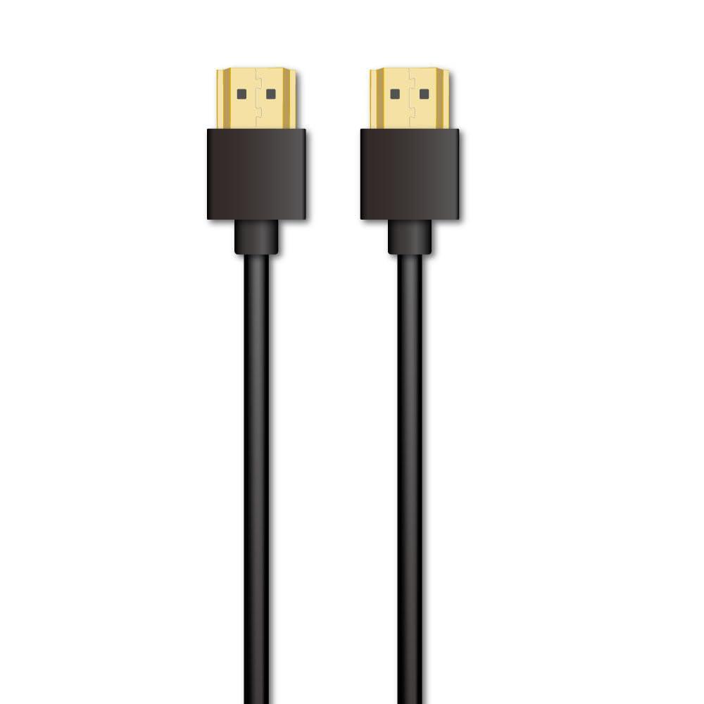 Japan Trust Technology Slim HDMI Cable JTHDMI-SLBK Series (1m)
