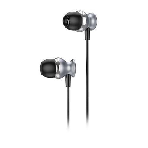 hoco. M106 3.5mm Earphones Clear Sound and Comfortable Fit with Microphone Black M106-35-BK