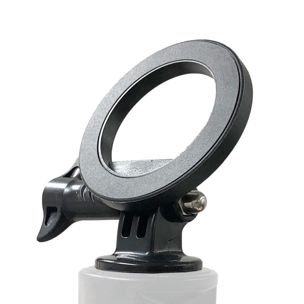 Japan Trust Technology Magnetic Mount for Tripods One-Touch Smartphone Attachment/Detachment Includes Metal Ring with Double-Sided Tape Black JT-MAGHEAD